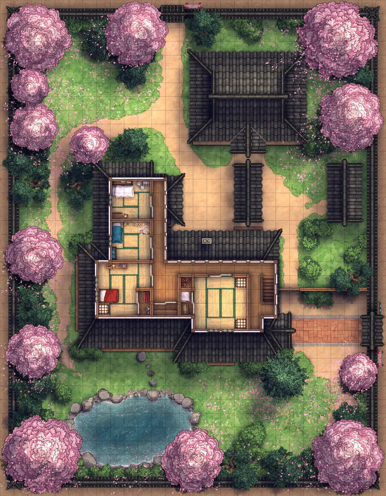 Japanese Manor - Tendo Dojo