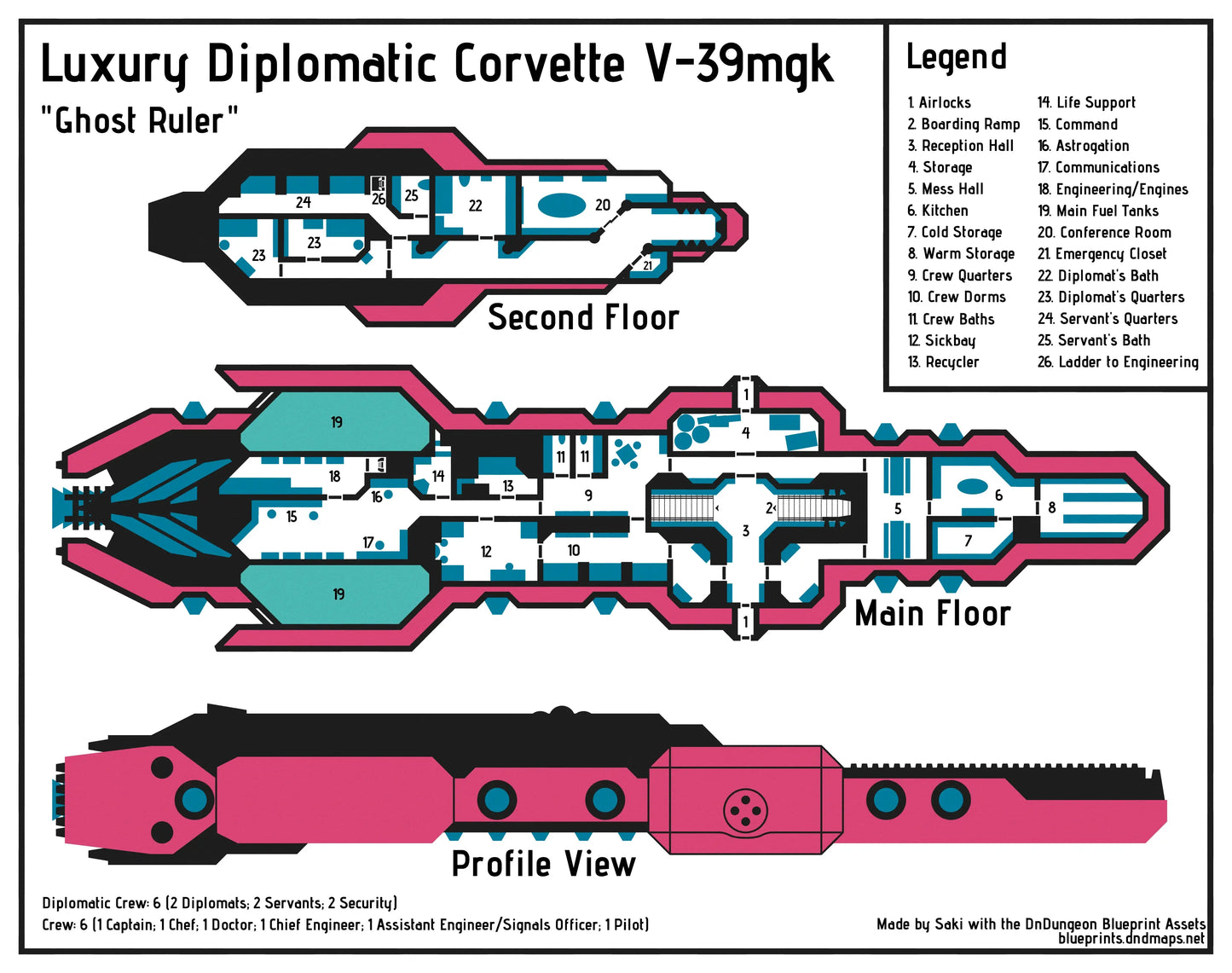 Blueprint - Luxury Diplomatic Cruiser - Ghost Ruler